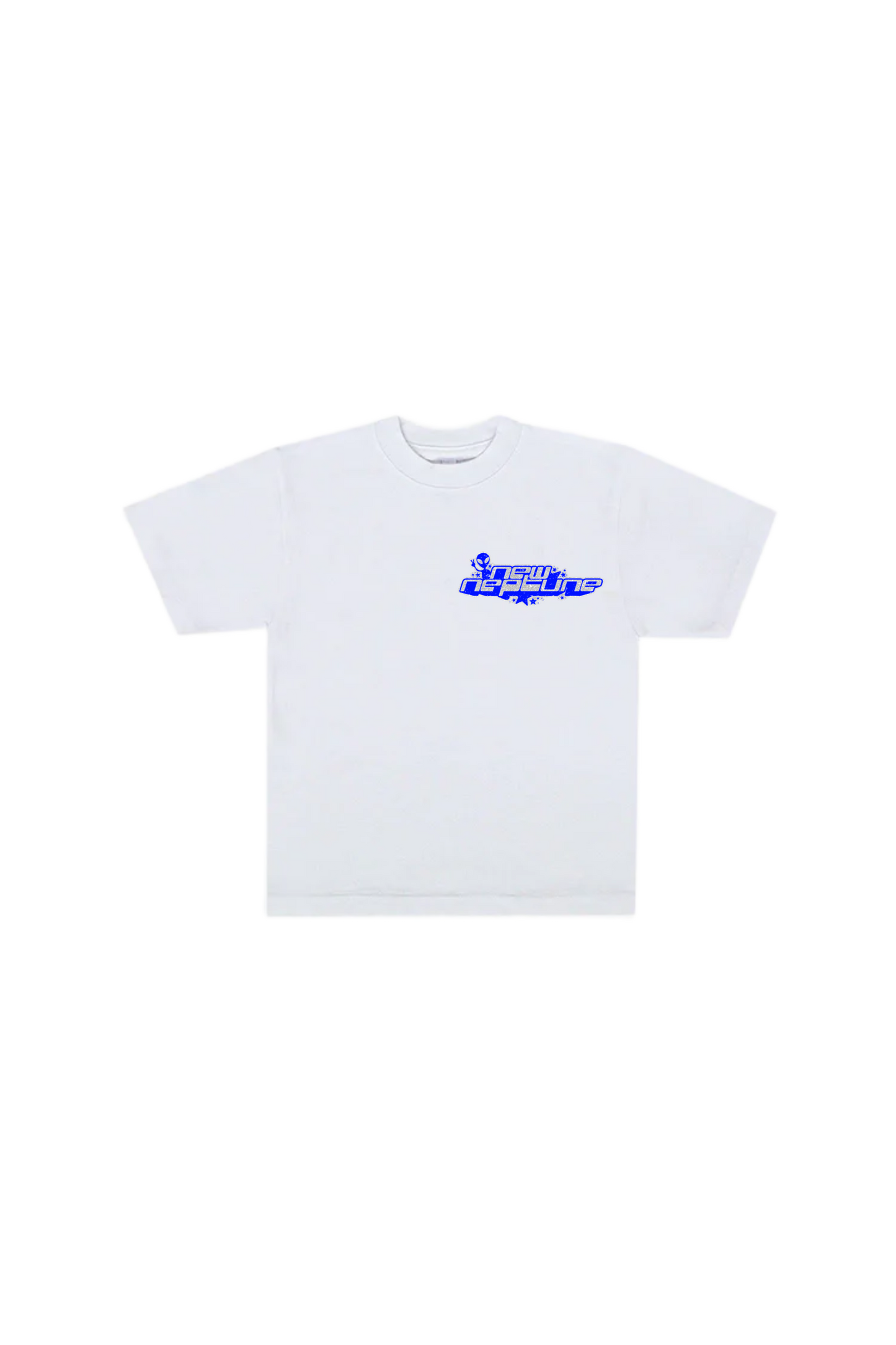 White/blue Alien Neptune tee